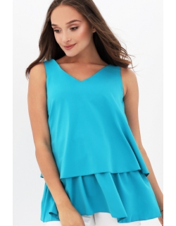 Топ для беременных и кормящих, цвет бирюзовый СКИДКА