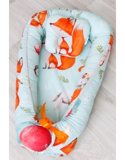Позиционер для сна новорожденного Babynest, Cute Fox