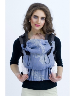 Эрго-рюкзак для новорожденных Diva Milano Reticella Notte Simple One! со льном