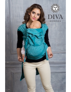 Май-слинг от 6 мес Diva Essenza Smeraldo Toddler со льном