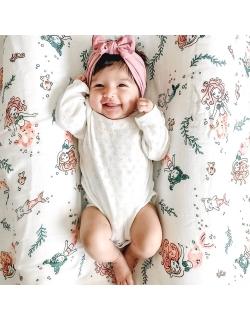 Бамбуковая пеленка для новорожденных Bebe Au Lait, Mermaid