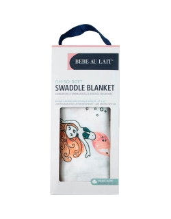 Бамбуковая пеленка для новорожденных Bebe Au Lait, Mermaid