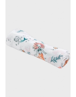 Бамбуковая пеленка для новорожденных Bebe Au Lait, Mermaid