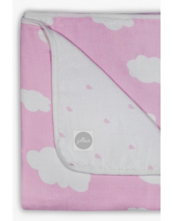 Муслиновое одеяло Jollein, Clouds Pink