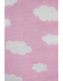 Муслиновое одеяло Jollein, Clouds Pink