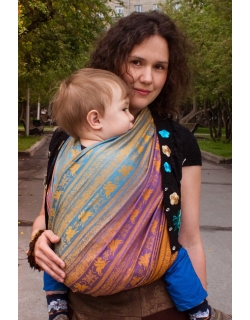 Слинг-шарф с бамбуком Карауш, Kuzma Rainbow Opal