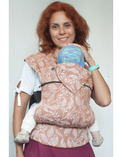 Эрго рюкзак шарфовый Карауш растущий 4x4, Leaves Autumn