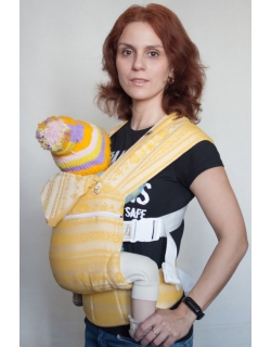 Эрго рюкзак шарфовый с бамбуком Карауш растущий, Adel Sun