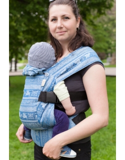 Эрго рюкзак Карауш шарфовый с бамбуком, Kuzma Mykonos