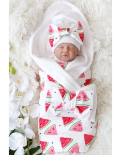 Комплект на выписку жаркое лето, Watermelon (5 предметов)