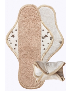 Ночная многоразовая женская прокладка, миндаль