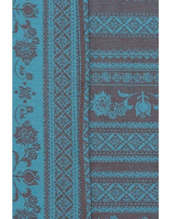 Слинг с кольцами с бамбуком Карауш, Adel Turquoise