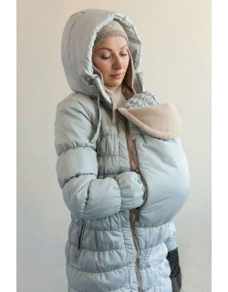 Слингокуртка мультисезонная Мерене 3в1, светло-серый