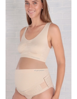 Бандаж для беременных дородовой (пояс), бежевый