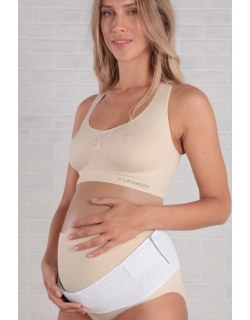 Бандаж до и послеродовой универсальный (пояс), белый
