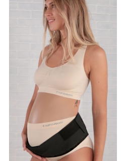 Бандаж до и послеродовой универсальный (пояс) Евромама, черный