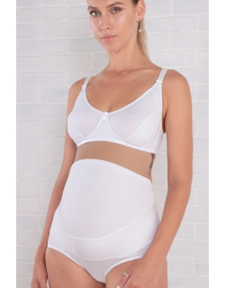 Бандаж-трусы для беременных высокий, белый
