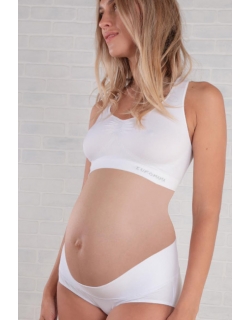 Бандаж трусы для беременных под живот, белый