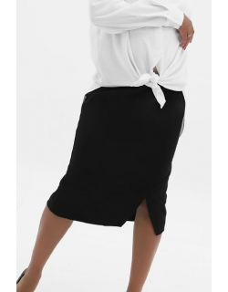 Юбка-карандаш для беременных и родивших универсальная, цвет черный