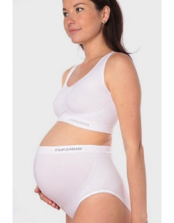 Бандаж трусы для беременных бесшовный, белый