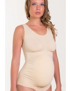 Топ для беременных бесшовный, бежевый