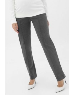 Брюки для беременных с вставкой на живот, серый