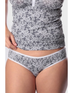 Трусы для беременных и после родов Universal (хлопок), серый узор