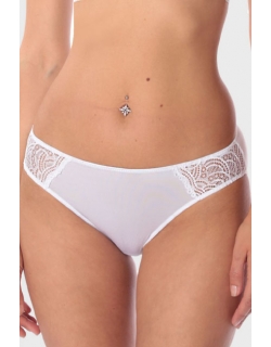 Трусы для беременных и после родов Katarina с кружевом, белые