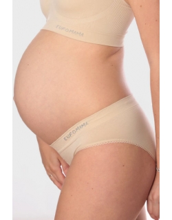 Трусы для беременных и после родов бесшовные Universal (низкие), бежевый