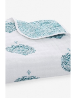 Одеяло муслиновое Aden&Anais, Paisley teal paisley drop