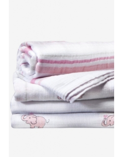 Муслиновые пеленки Aden by Aden&Anais, большие, набор 4, Jillaroo