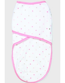 Пеленка кокон для новорожденных муслиновая на кнопках Aden&Anais, Oh girls stars