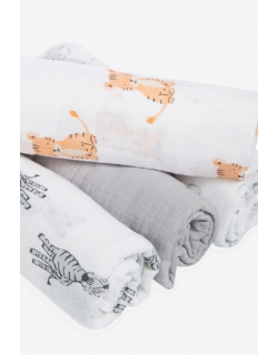 Муслиновые пеленки Aden by Aden&Anais, большие, набор 4, Safari Babes