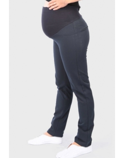 Брюки для беременных габардин, темно-синие