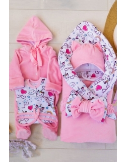 Комплект на выписку зимний, Caticorn (6 предметов)