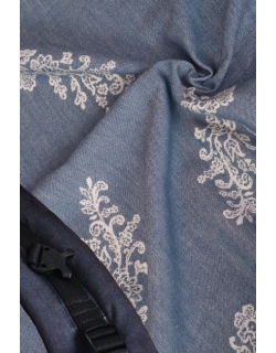 Эрго-рюкзак Diva Milano Reticella Eclipse Simple One! с шелком и льном