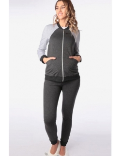 Костюм для беременных спортивный, темно-серый
