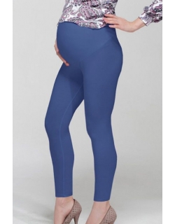 Леггинсы для беременных на живот, синие