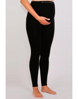 Леггинсы для беременных бамбук (600 ден), черные