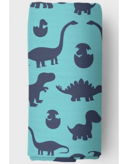 Муслиновая пеленка для новорожденных Adam Stork большая, Jurassic