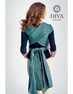 Май-слинг с рождения Diva Basico, Atlantico с капюшоном