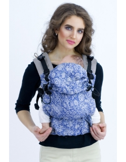 Эрго-рюкзак с шерстью Diva Milano Veneziano Azzurro Simple One!