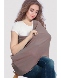 Накидка для кормления (милк снуд) 5 в 1, Cacao