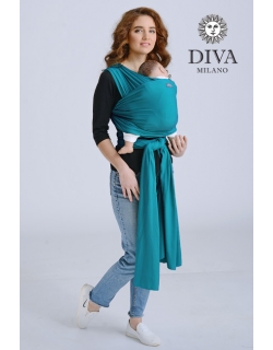 Слинг-шарф трикотажный Diva Stretchy, Smeraldo