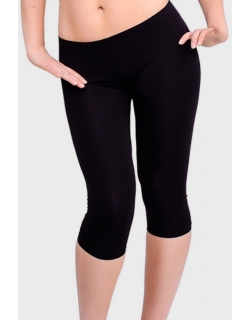 Бриджи для беременных и родивших с низкой талией, черные