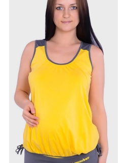 Майка для беременных, цвет желтый
