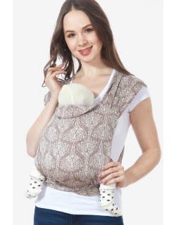 Май-слинг с 3 мес. Floral, брауни