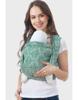 Слинг-шарф Floral, изумрудный