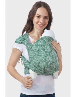 Май-слинг с 3 мес. Floral, зеленый