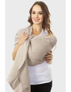 Слинг с кольцами Mums Era Needle, кофейный